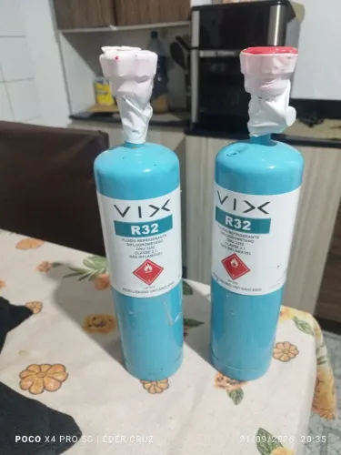 Gás ar condicionado 