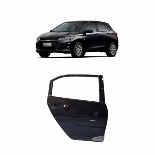 Porta traseira LD Chevrolet GM Onix Hatch 2020/2024 Original Preto