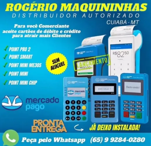 Maquininhas a pronta entrega  em Cuiabá e Várzea Grande