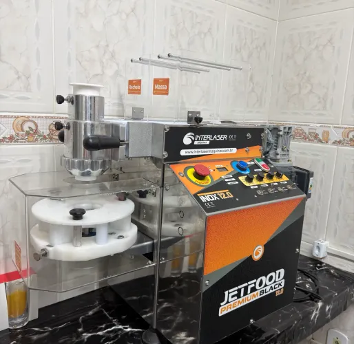 Máquina Modeladora de Salgados e Doces Interlaser | JETFOOD PREMIUM BLACK 12.0