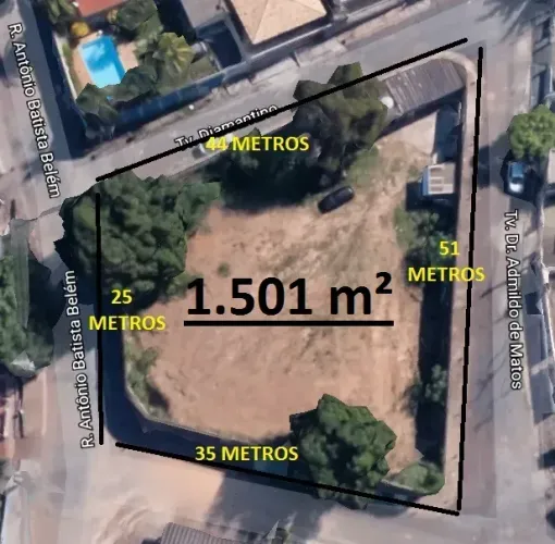 Quarteirão/Quadra 1501 m² - Lixeira - Cuiabá