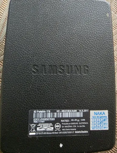 HD Externo Samsung S2 Portable 1TB USB 2.0 - Seminovo Apenas 48h de uso