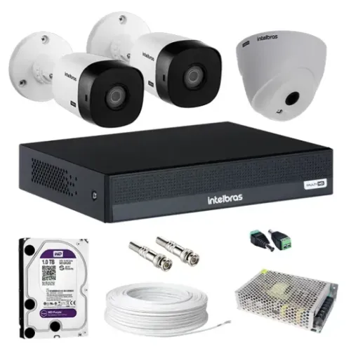 camera bullet intelbras ahd 720p ip66 infra vermelho varjota.