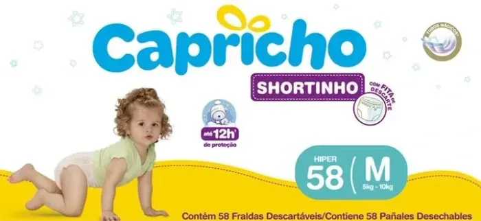 Fralda capricho Shortinho M-58 (Endereço da loja e contato na descriçao do anuncio)