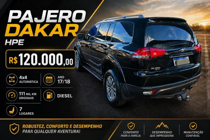 Mitsubishi Pajero HPE 3.2 4X4 T.i. Dies. 5P Aut. 2018