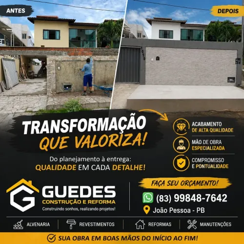 Pedreiro Guedes profissional