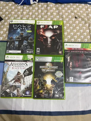 Jogos de Xbox 360 / 50 reais a unidade 250 os 5