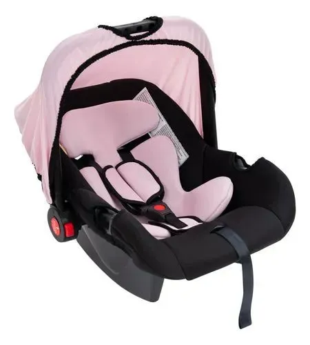 Bebê conforto na cor rosa