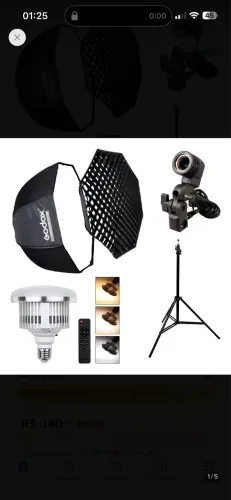 Kit SoftBox Godox 80cm Completo