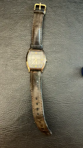 Relógio Fóssil Vintage - Pulseira de Couro Legítimo