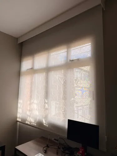 Cortina/persiana Rolo Solar 03% Branco 2.18x2.15