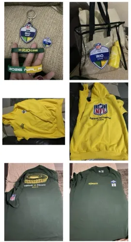 Vendo kit completo NFL Rio Game 2026