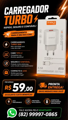 Carregador Tipo-C
