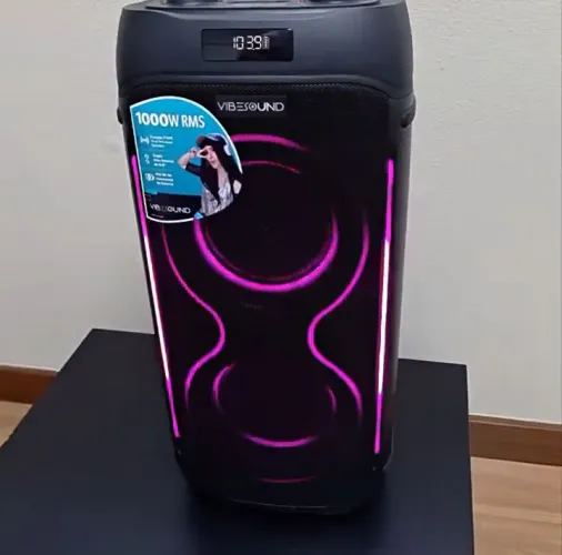 Caixa de som vibesound 1000w com garantia 