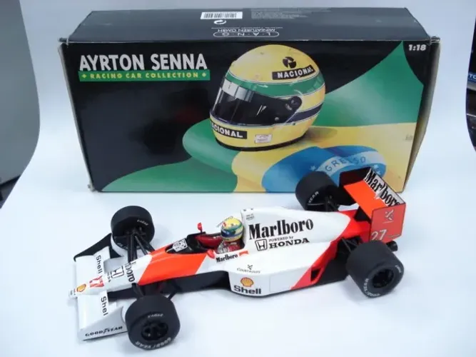 Minichamps mp4/23 Hamilton Brasil + Mp4/5b Senna FAENZ