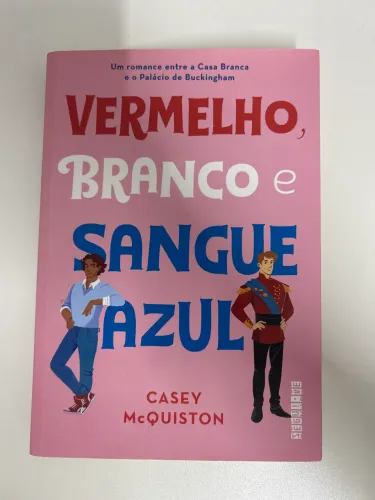 Livro ?vermelho, braço e sangue azul? em estado novo