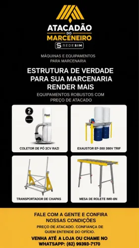 Produtos para marcenaria