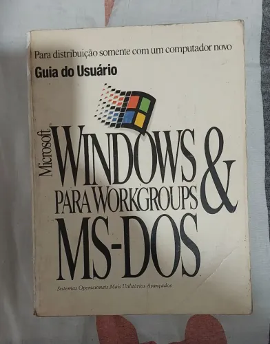 livro Microsoft Windows & MS-DOS! Bem conservado