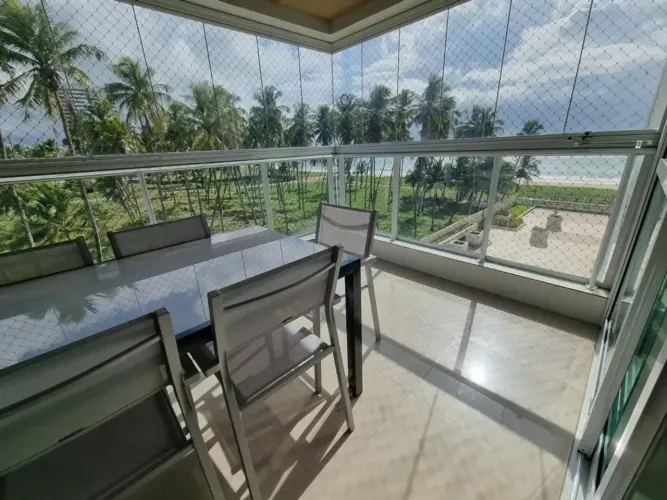 PS ALUGO APARTAMENTO VISTA MAR COM VARANDA, 4 SUÍTES!