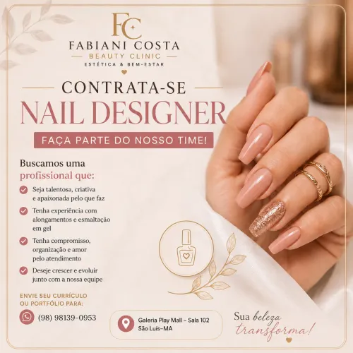 Vagas de Nails Designer