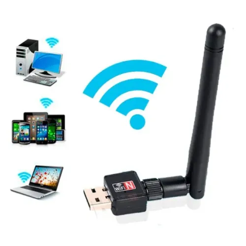 ANTENA WIFI ADAPTADOR WIRELESS 900MB/S USB PC NOTEBOOK