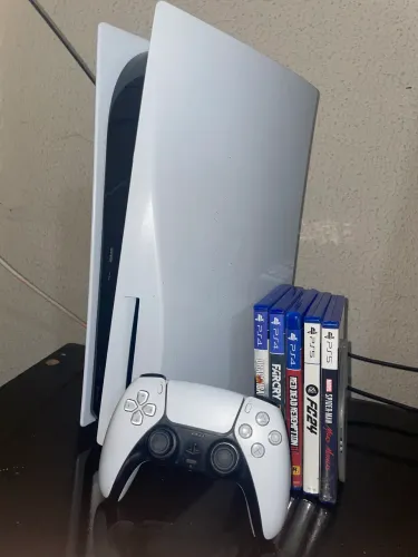 PlayStation 5 Fat + 6 jogos Mídia Física
