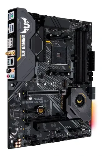 Placa Mãe Asus Tuf Gaming X570-plus/br Amd Am4 Atx Ddr4