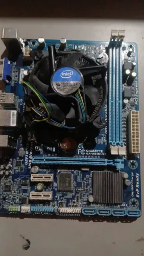 Kit placa mãe i3 2100 e fonte 250w