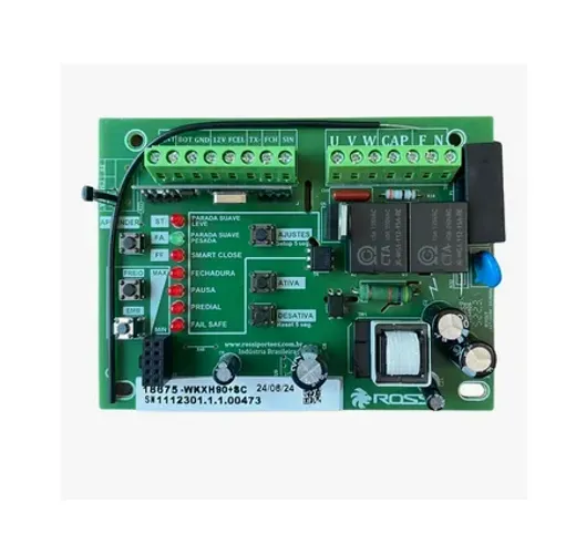 Placa Central Rossi C/ Entrada Módulo Wifi APP Motor de Portão