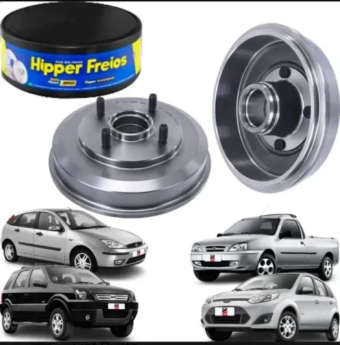 Kit completo freio traseiro Ford 