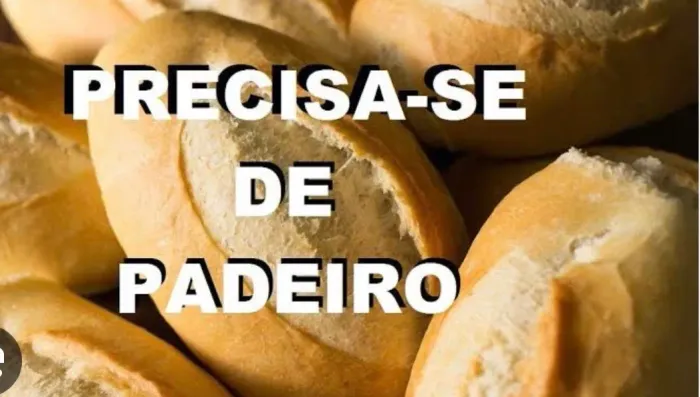 Vaga para padeiro 