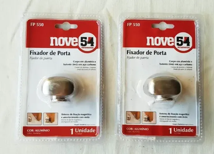Fixadores de Porta com Trava Magnética (FP 550 - Nove 54) - 2 Unidades - Lacrados