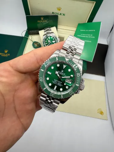 Relógio Rolex Submariner Pulseira Jubilee 40mm