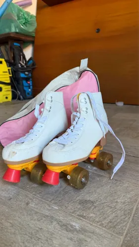 Patins usado única vez 