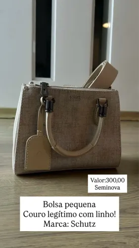 Bolsa pequena Couro Schutz