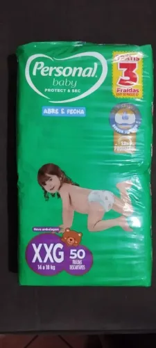 Pacote fechado fralda Personal baby