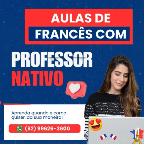 Aulas de francês com professor nativo online
