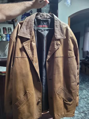 Blazer de couro legítimo