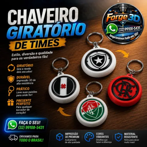 Chaveiros Variados em 3D LEIA O ANUNCIO