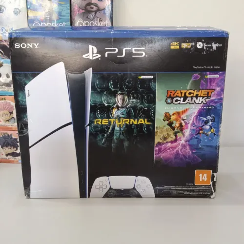 Vendo PlayStation 5 Slim Digital 1TB Semi novo - Pegamos seu game usado na troca