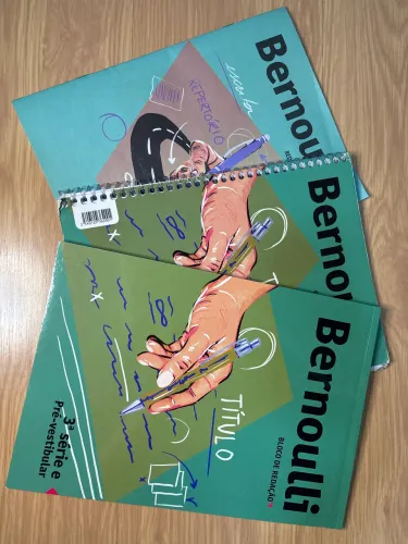 Kit Livros Bernoulli (Oficina de Redação, Bloco de Redação, Redações nota 1000)