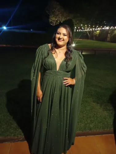 Vestido longo de Festa