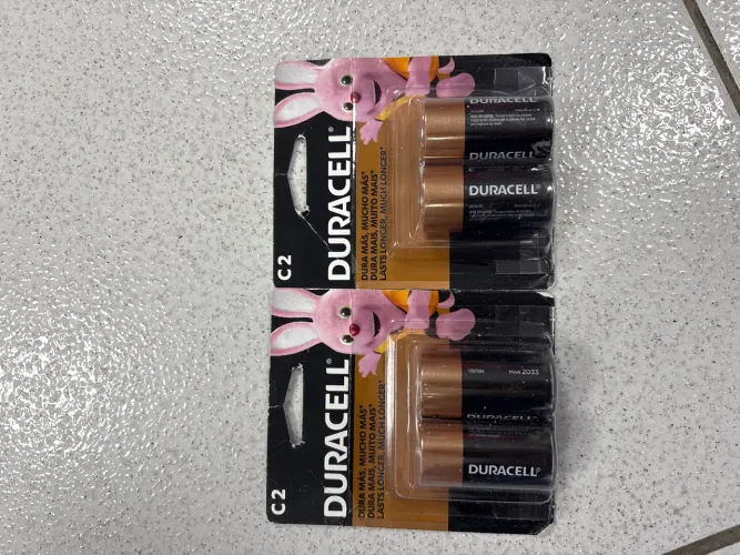 Pilhas Duracell c2