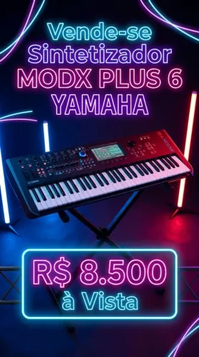 Vende se Sintetizador Yamaha MODX6 PLUS