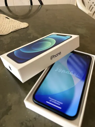 iPhone 12 64GB Azul - Com Caixa e Acessórios Originais