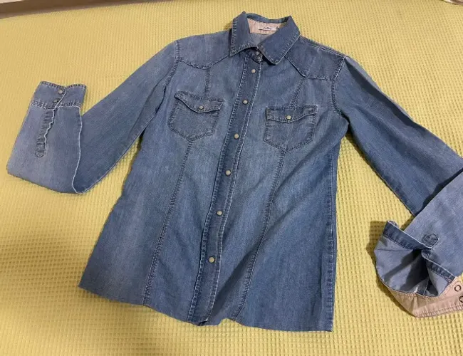 camisa jeans collins m 