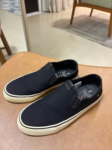 Tênis Casual Reserva Original Slip On Preto Confortável tamanho 39