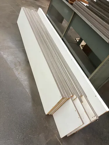 TÁBUA MDF 2,44x0,40 branco