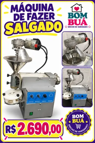 Máquina de fazer salgados