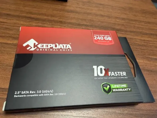 SSD 240GB KeepData SATA 3 2.5" 500MB/s Para PC Desktop Notebook Upgrade HD Leitura Rápida